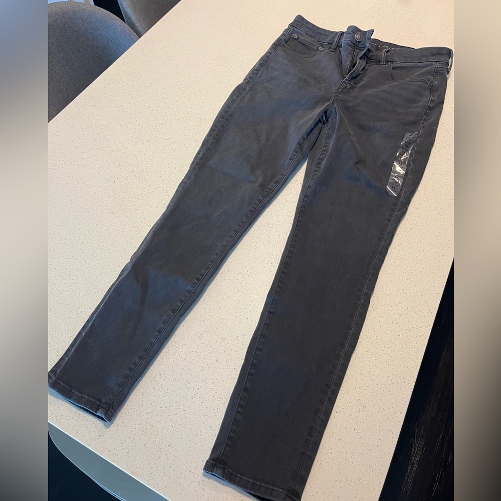 NWT! American Eagle Outfitters Gray High Rise Luxe Jeggings